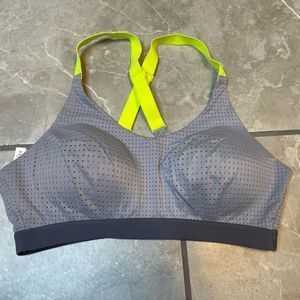 Victoria Secret X Sport Bra Grey and Yellow 36B